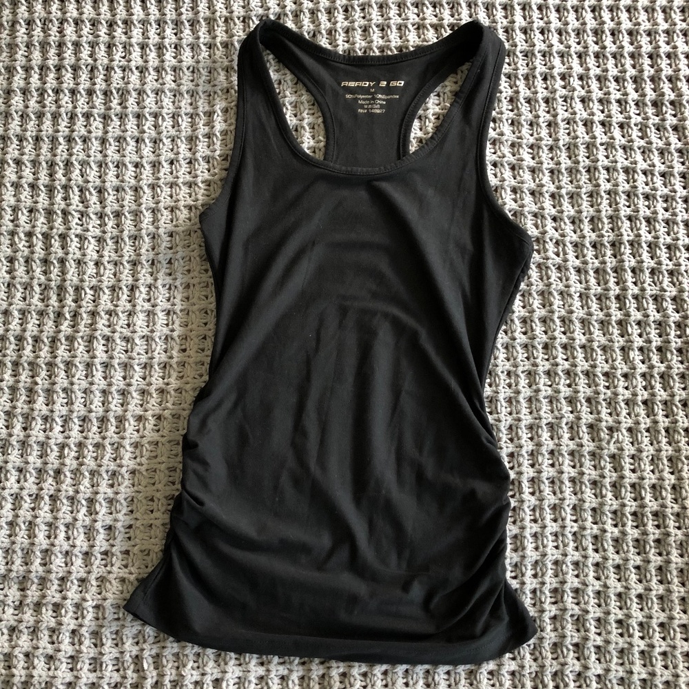 Black Workout Tank Top